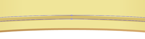 A curve in Adobe Flash CS4